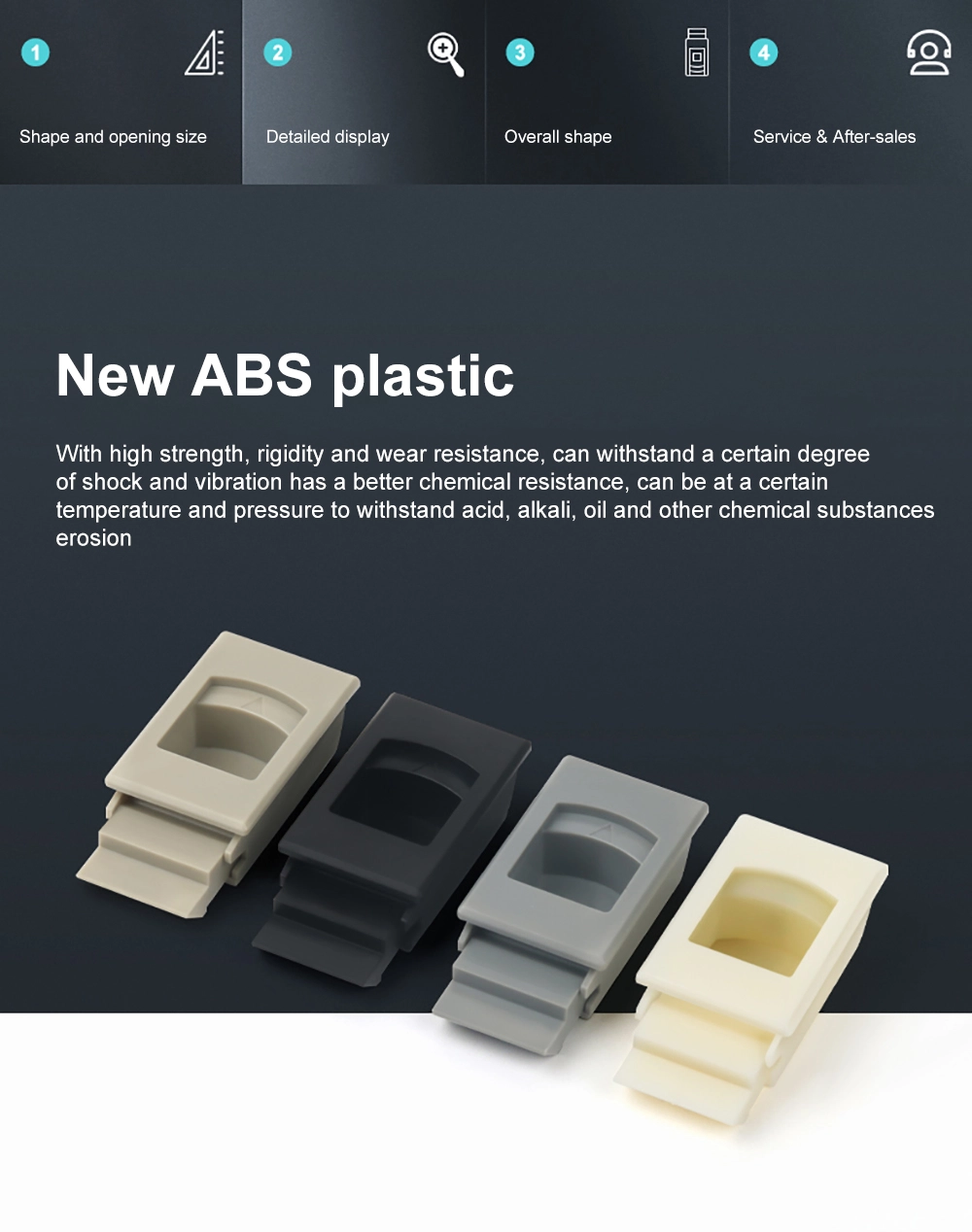 Distribution Box Cabinet Plastic Hasp Lock