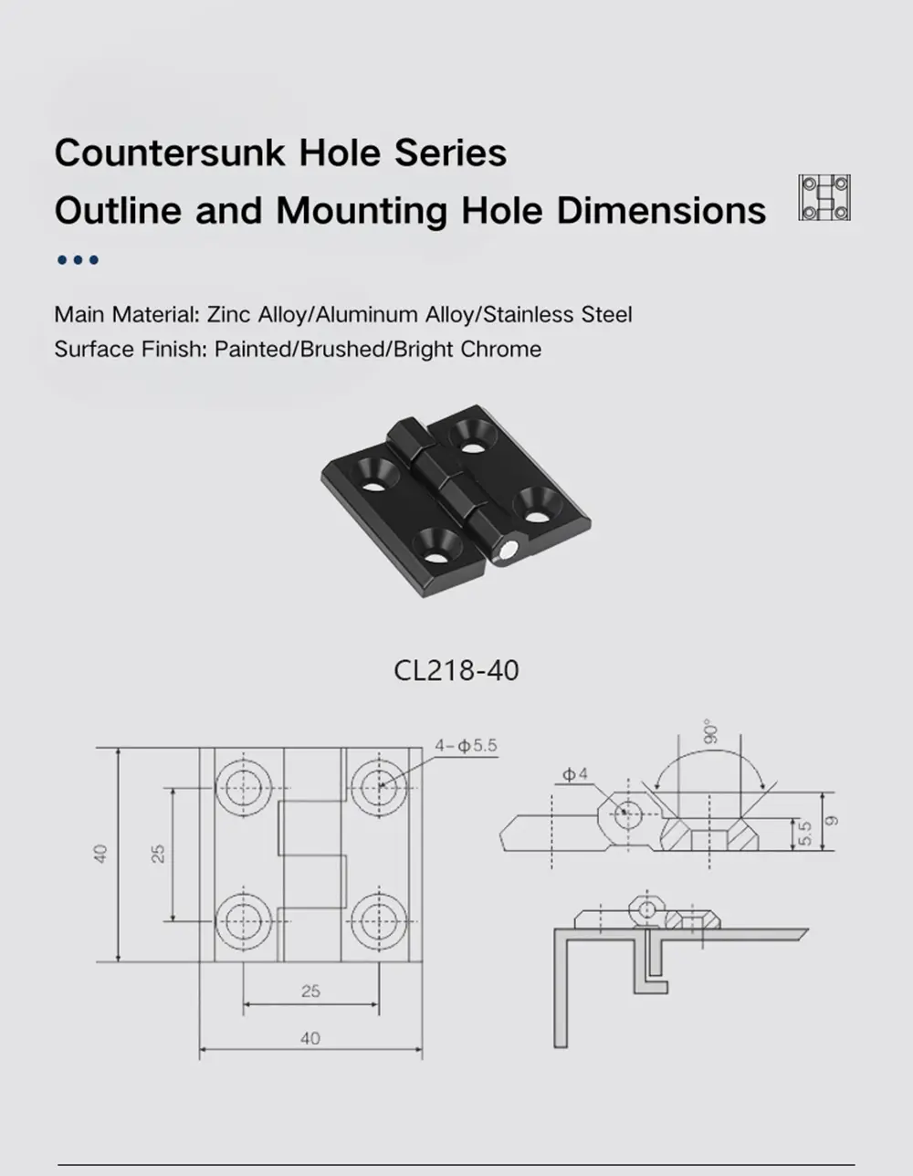 Stainless Steel Hinge