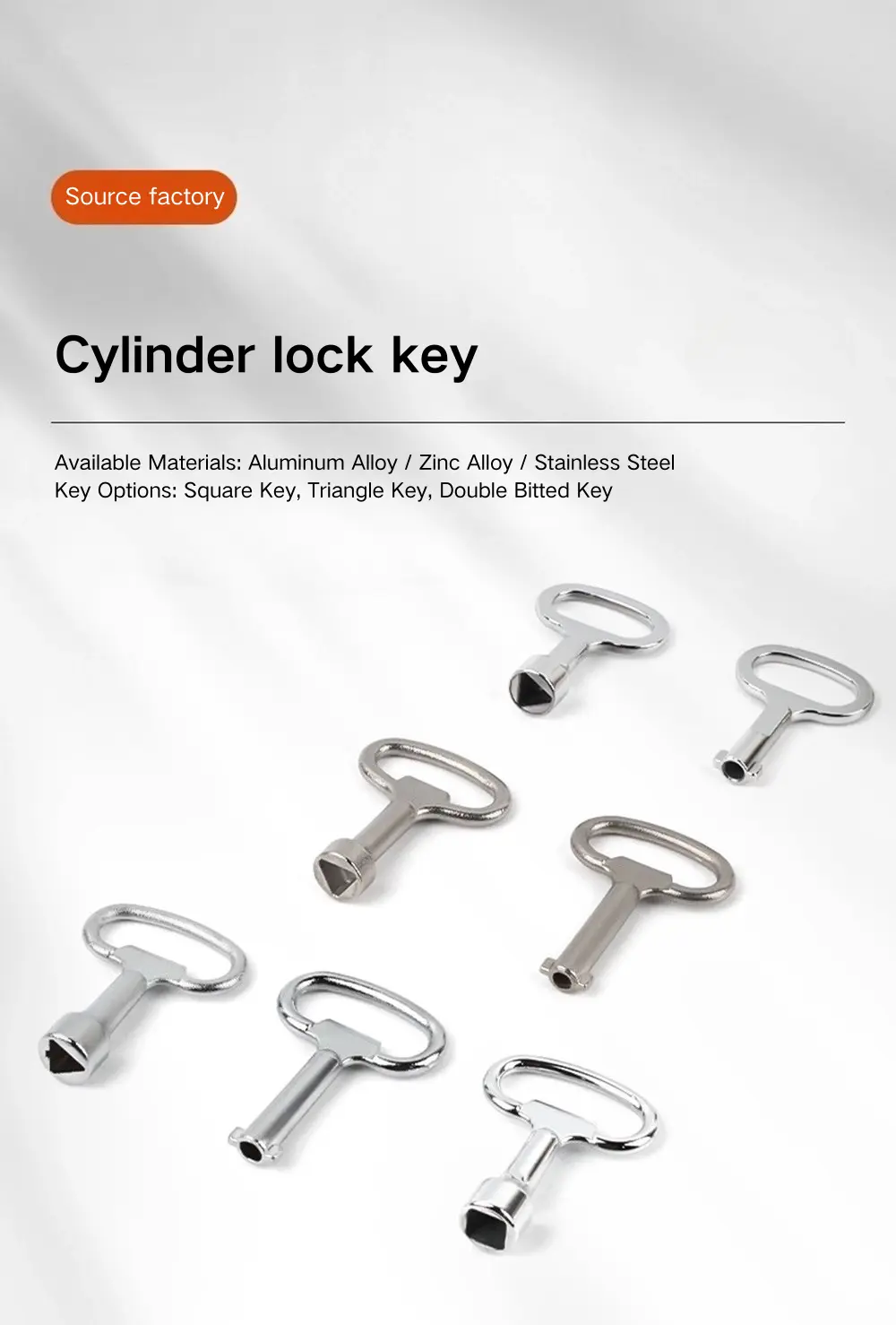 Zinc Alloy Square Key